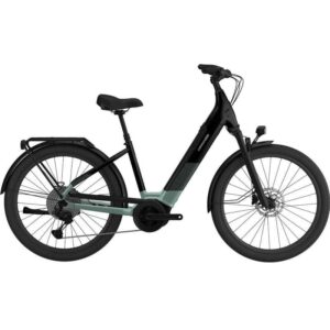 Cannondale Tesoro Neo X 3 Low Step Shimano Cues 9V 500 Wh Noir Vert – Image 1