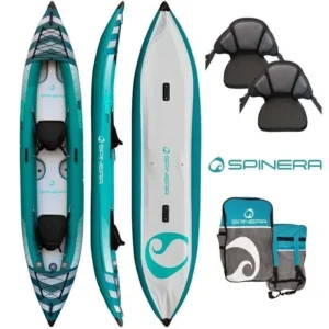Kayak gonflable 2 places SPINERA Hybris 410 Bleu – Image 1