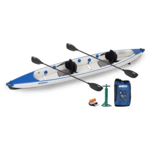 Kayak Sea Eagle RazorLite biplace 473RL Pro - Sea Eagle - Bleu - Kayak gonflable de haute performance – Image 1