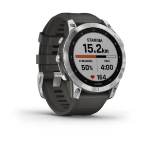 Montre Connectée GARMIN Fenix 7 - Noire & Argent - Entraînements Personnalisés - Autonomie Longue Durée – Image 5
