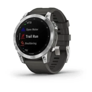 Montre Connectée GARMIN Fenix 7 - Noire & Argent - Entraînements Personnalisés - Autonomie Longue Durée – Image 4