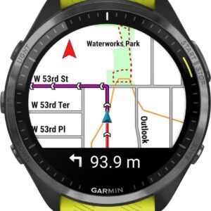 Montre GPS Garmin Forerunner 965 Noir Jaune Vif – Image 2