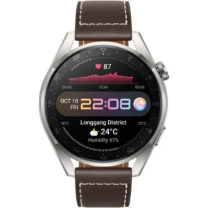 Montre connectée HUAWEI Watch 3 Pro - Edition Classic Marron – Image 3