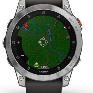 Montre de Sport Garmin Epix Argent / Noir – Image 4