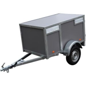 Remorque 2 chiens-gris BW Trailers – Image 1