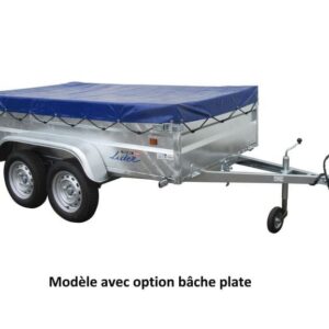 Remorque Lider Robust 39394 2 essieux- 2,50 m - 750 Kg – Image 2