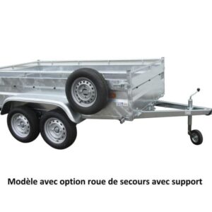 Remorque Lider Robust 39394 2 essieux- 2,50 m - 750 Kg – Image 4