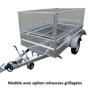 Remorque Robust Lider 34392 2.50 m - 1300 Kg - 1 essieu freiné – Image 3