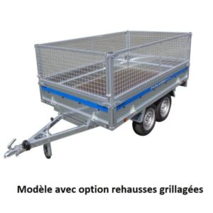 Remorque bagagère Tolede 39550 - Lider - 365 x 159 cm - PTAC 500 kg – Image 1
