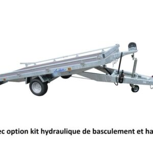 Remorque plateau 33630 Lider Roues dessous - 3.50 m - 1500 Kg - 1 essieu – Image 2