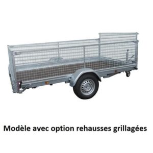 Remorque plateau freiné - Lider - Robust 36386 - 3,20 m - 1500 Kg - 1 essieu – Image 4