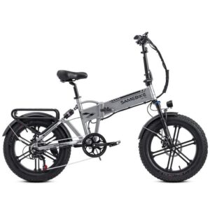 Samebike XWLX09 Silver Arrow 500W 20'' Fat Bike VTT électrique 10Ah Batterie – Image 5