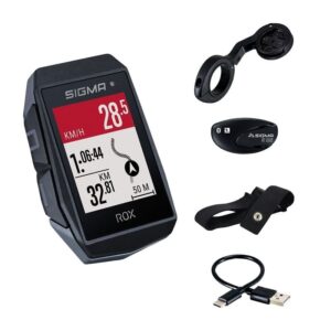 Sigma compteur rox11.1 evo gps noir avec cardio et altimetre – Image 1