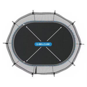 Springfree Trampoline O77 Moyen Ovale – Image 2