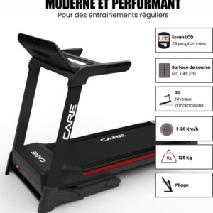 Tapis de course connecté - Care Fitness- CT-750 - KINOMAP – Image 3