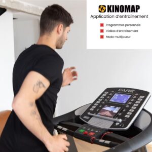 Tapis de course connecté - 22km/h - CARE - FAST RUNNER - KINOMAP – Image 3