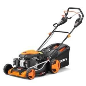 Tondeuse thermique autotractée à vitesse réglable 51cm 196cm3 - FUXTEC FX-RM5196PRO - Éjection bac 60L, latérale ou mulching – Image 2