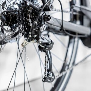 Vélo Électrique Trek Verve+ 1 Lowstep DT Shimano Tourney/Altus 8V 500 Wh Gris 2023 – Image 4