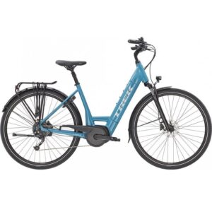 Trek Verve+ 3 Lowstep 400wh Shimano Altus 9V Matte Trek Teal 2022 – Image 1
