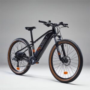 VTT Electrique Semi-rigide Rockrider E ST 500 26" 9-12 ans Noir – Image 3