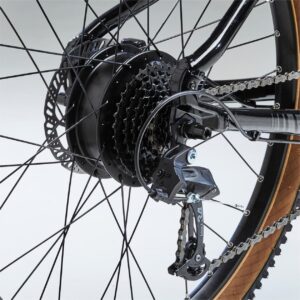 VTT Electrique Semi-rigide Rockrider E ST 500 26" 9-12 ans Noir – Image 6