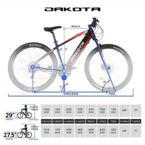 VTT électrique Urbanbiker Dakota 23 – Image 4