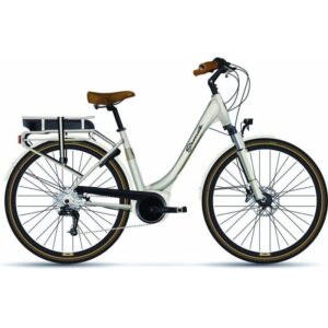Vélo de Ville Électrique Granville E-Premium Shimano Acera 8V 300 Wh 700 mm Ivoire 2022 – Image 1