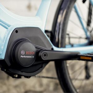 Vélo de Ville Électrique Trek Verve+ 2 Lowstep Bosch 400Wh Shimano Altus 9V Azure – Image 3