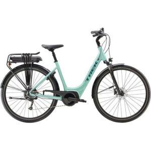 Vélo de Ville Électrique Trek Verve+ 2 Lowstep Bosch 400Wh Shimano Altus 9V Azure – Image 1