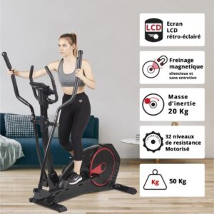 Vélo elliptique Care Fitness connecté - CE-695 – Image 5