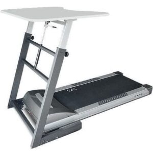 Tapis de marche evocardio evo cardio avec bureau - gris/noir/blanc – Image 1